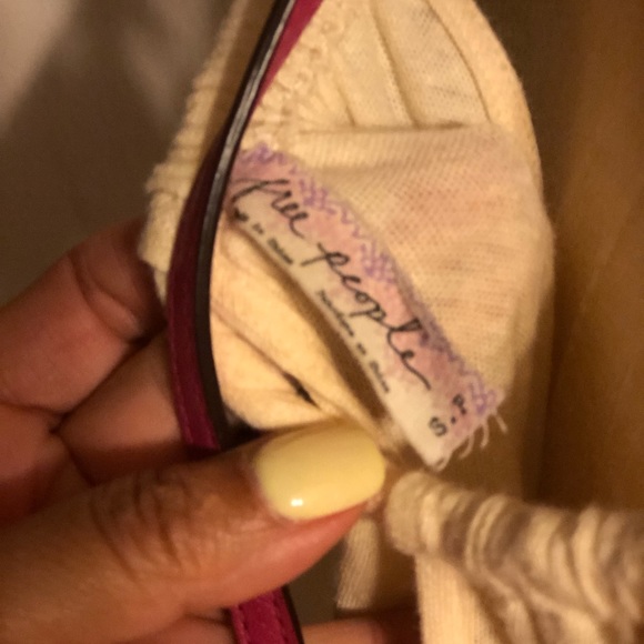 Free People lovely fringe tank size S/P EUC - Picture 8 of 8